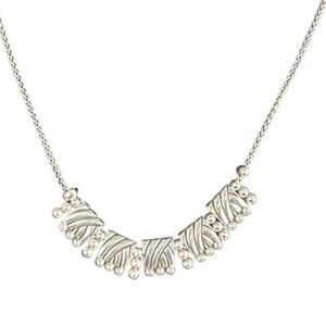 Brighton Sonora Tile Silver Necklace Retired Hard to find